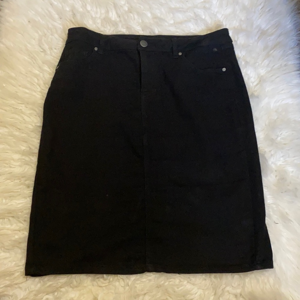 D.Jeans black pencil skirt